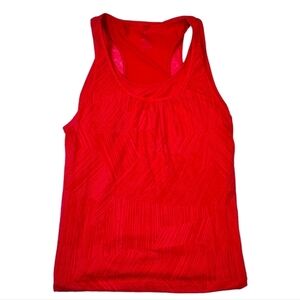 Prana Layered Tank Top Size Medium Redish Pink